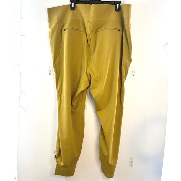 Athleta‎ Venice Jogger Pants Pockets High Rise Athletic Olive Green 3X - Picture 3 of 8